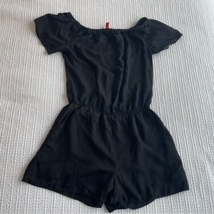Saks Fifth Avenue Black Romper